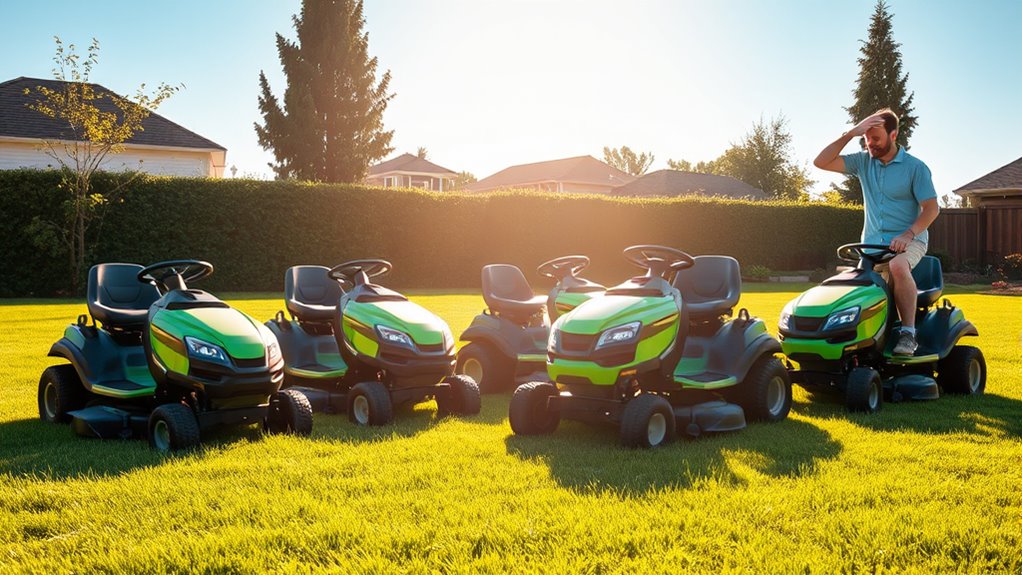 top small mowers for comfort