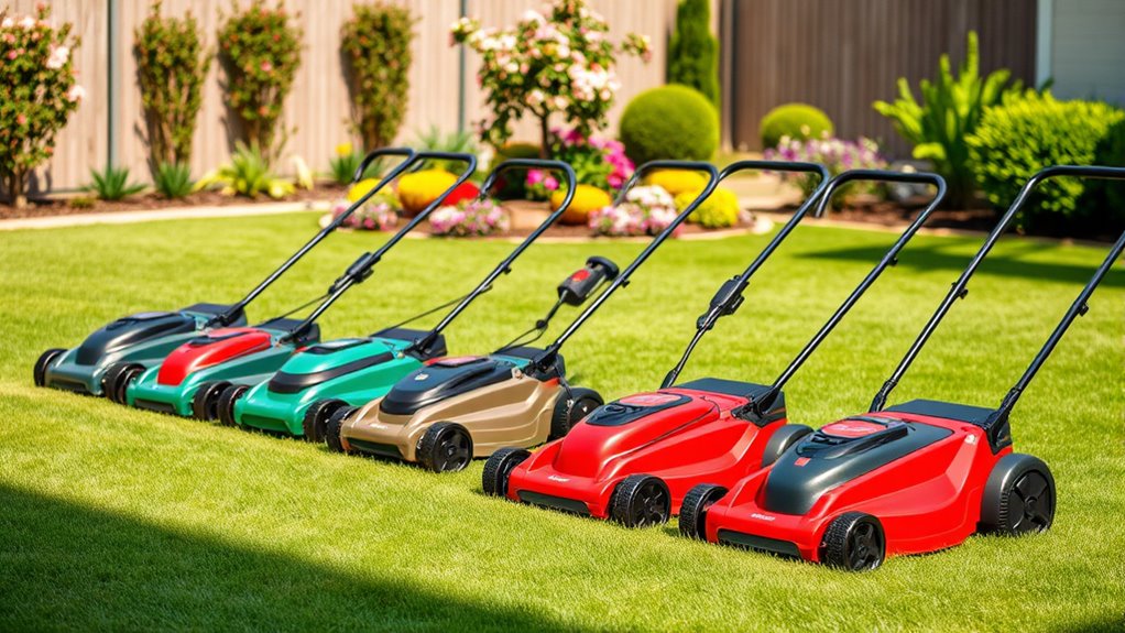 top small yard mowers