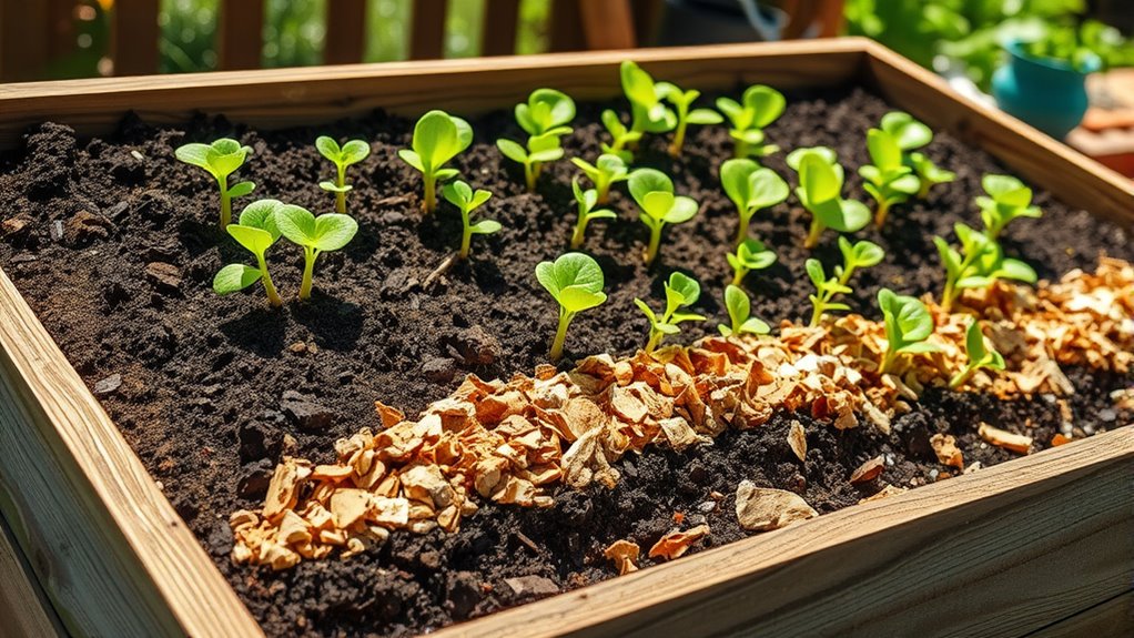 top soil and organic mix