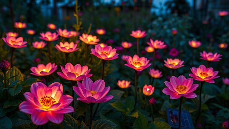 top solar garden flower lights