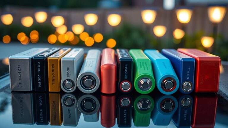 top solar light batteries