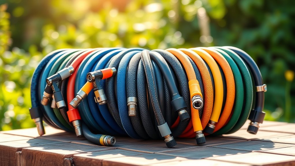 top space saving garden hoses