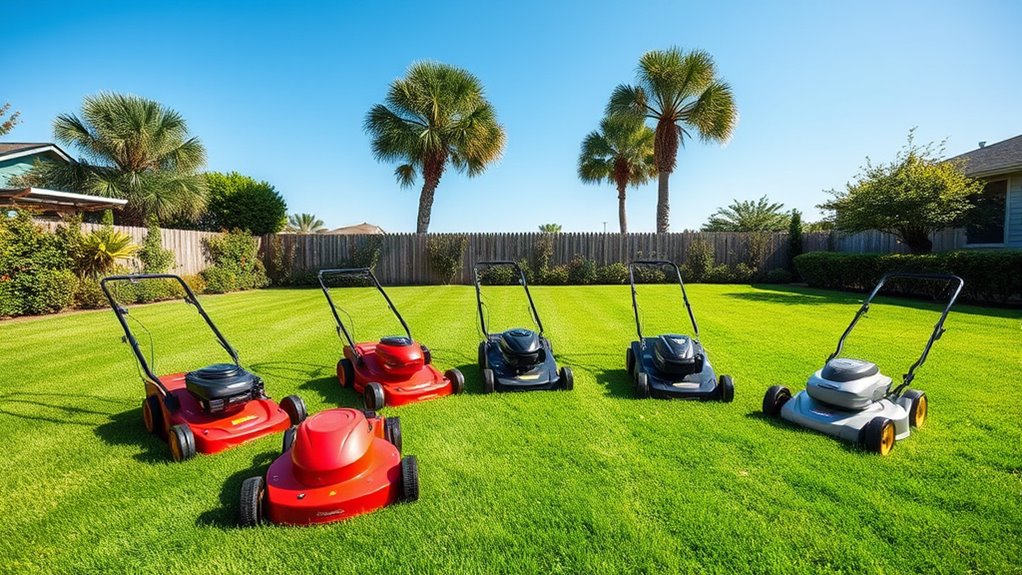 top st augustine lawn mowers