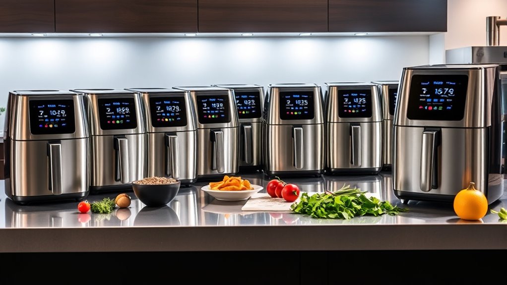 top stainless steel air fryers