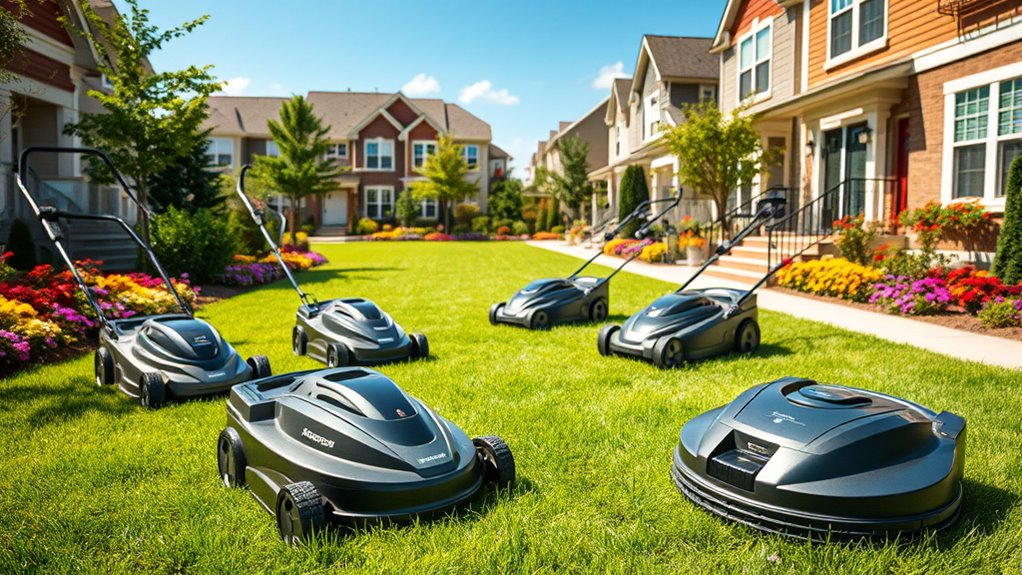 top townhouse lawn mowers
