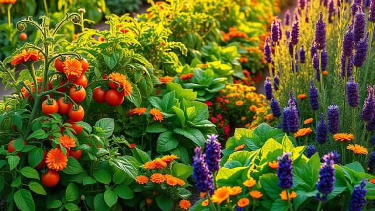 top vegetable companion flowers