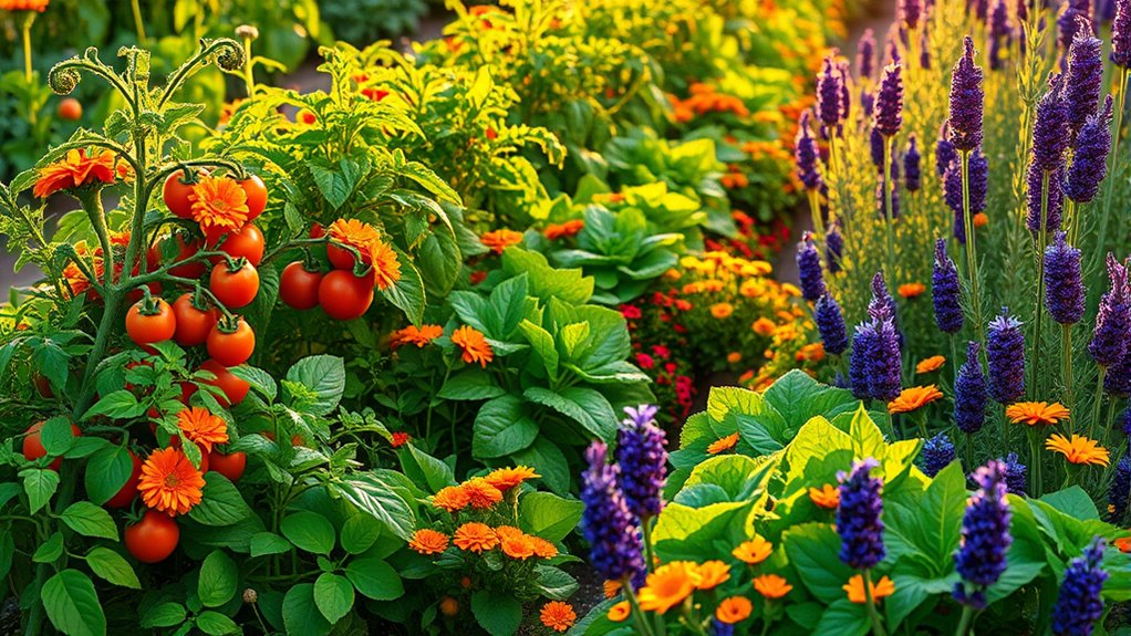 top vegetable companion flowers