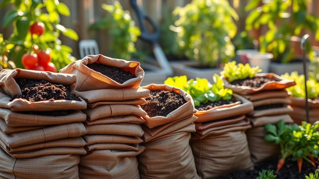 top vegetable garden compost