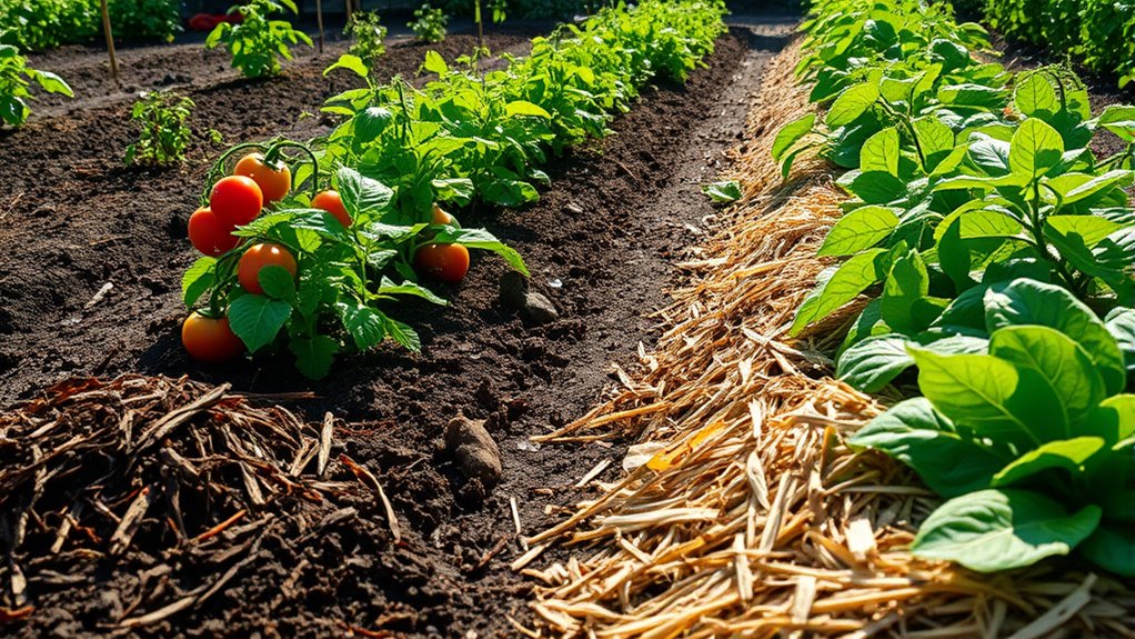 top vegetable garden mulches