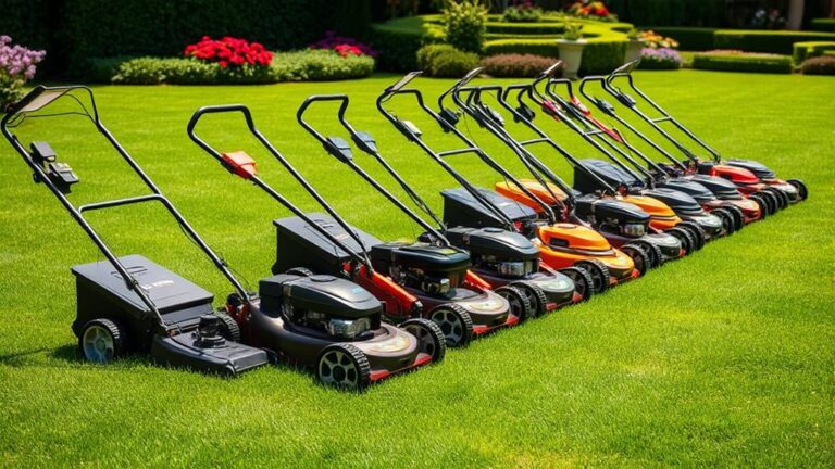 top walk behind lawn mowers