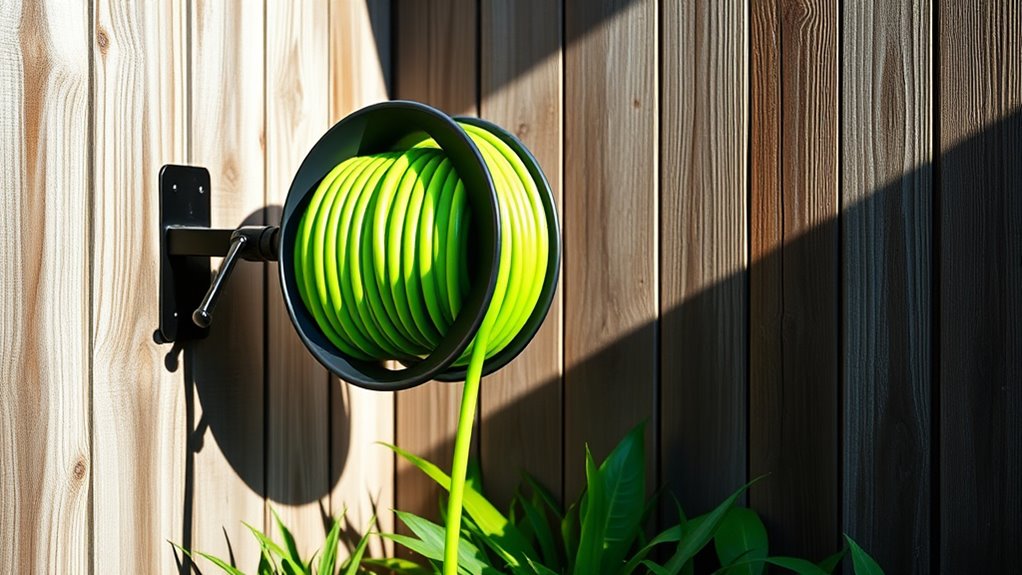 top wall hose reels