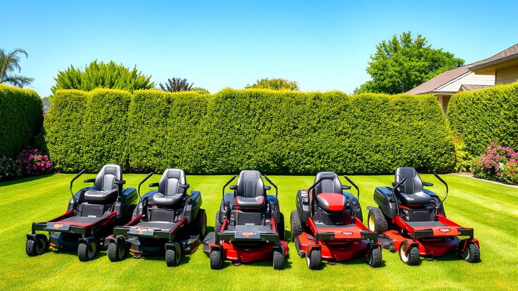 top zero turn lawn mowers