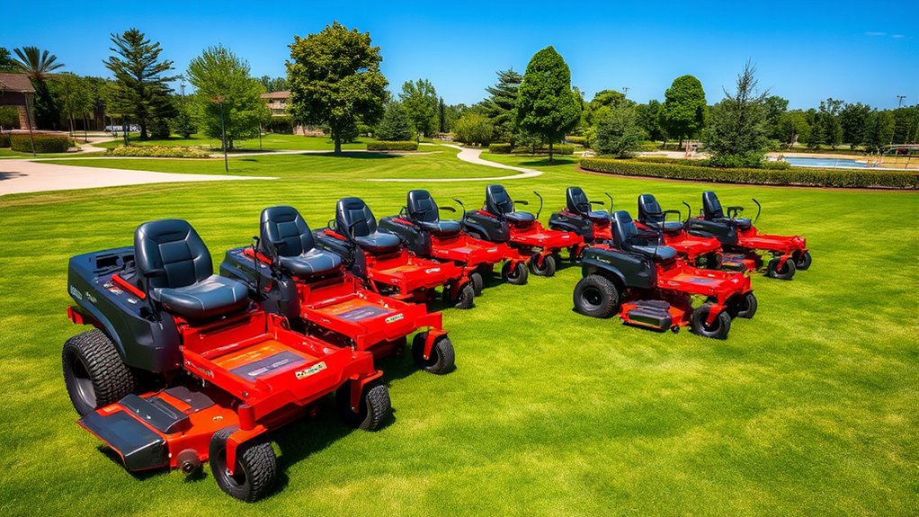 top zero turn mowers
