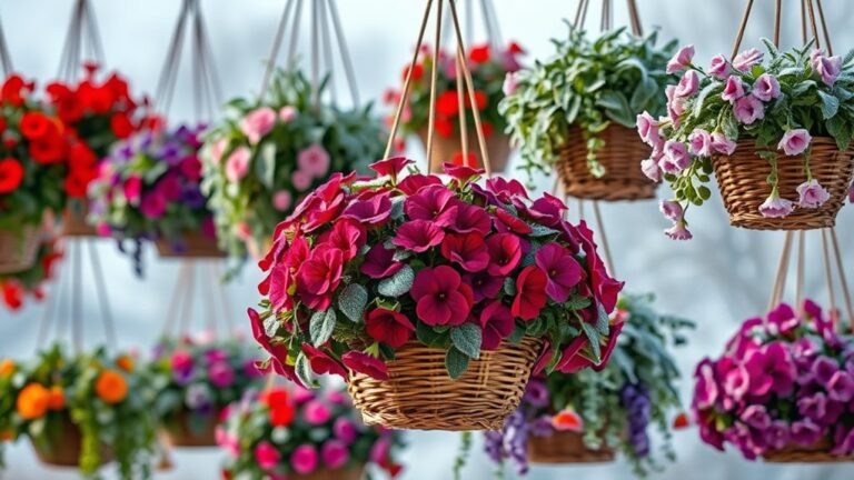 winter hanging basket ideas